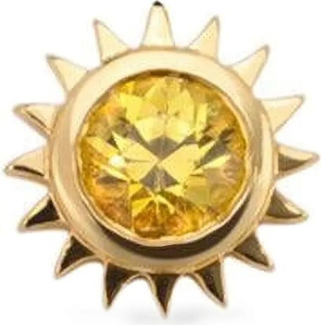 Robinson Pelham 14K yellow gold Sapphire Sun earrings