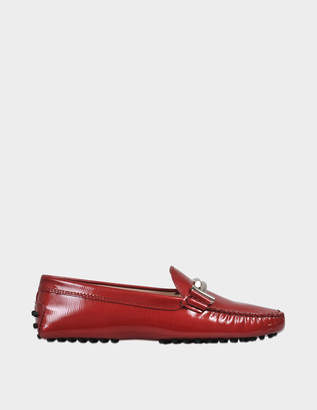 Tod's Gommini patent driving loafers