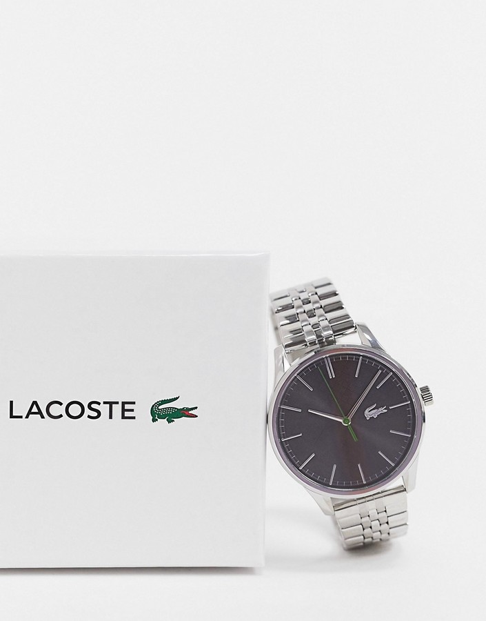 lacoste silver watch