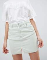 Thumbnail for your product : ASOS Design Cord Skirt In Pale Blue