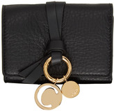 Thumbnail for your product : Chloé Black Trifold Alphabet Wallet