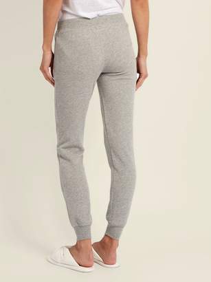 Atm - Slim Leg Cotton Blend Track Pants - Womens - Grey