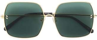 Stella McCartney Eyewear two-tone square-frame sunglasses
