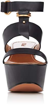 Chloé Women's Kingsley Leather Wedge Sandals