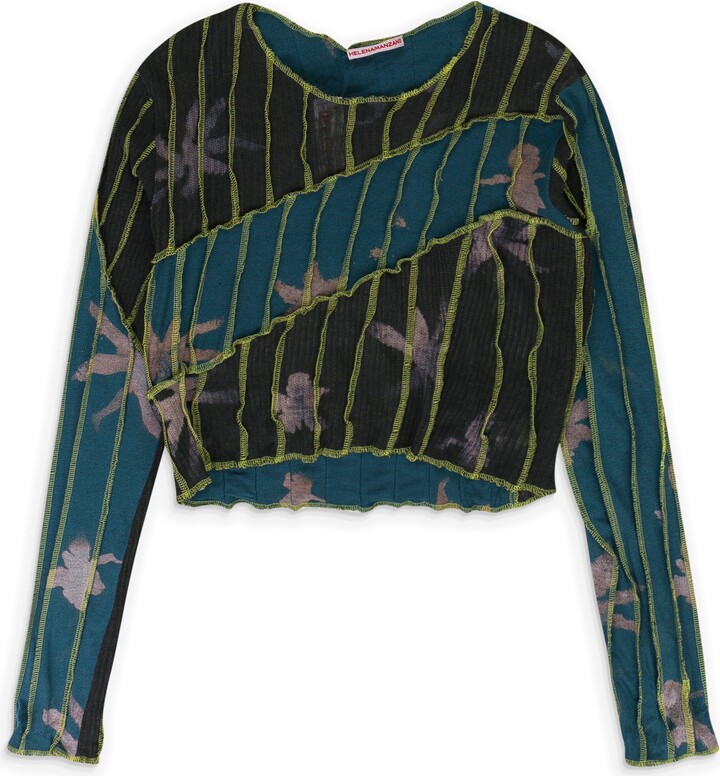 Helenamanzano Sea Anenome Top - Green