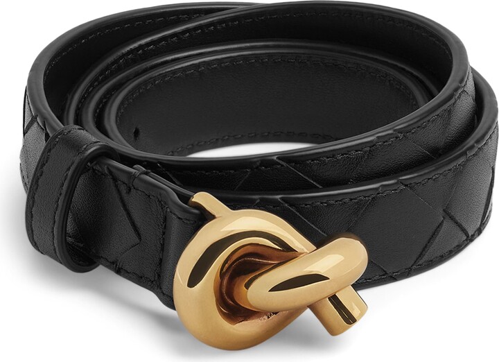 Bottega Veneta Leather Knot Belt