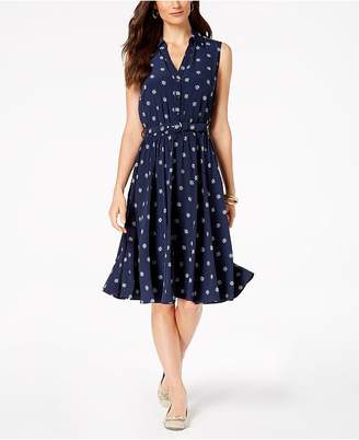 Charter Club Printed Shirtdress, Created for Macy's