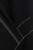 Thumbnail for your product : Proenza Schouler Cutout Ruffled Denim Midi Dress
