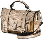 Thumbnail for your product : Proenza Schouler Rose Gold ps1 Mini snakeskin shoulder bag