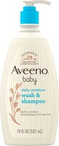 Thumbnail for your product : Aveeno Baby Daily Moisture Gentle Body Bath Wash & Shampoo - Lightly Scented - 18 fl oz