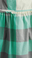 Thumbnail for your product : Burberry Frill Detail Check Cotton Dress