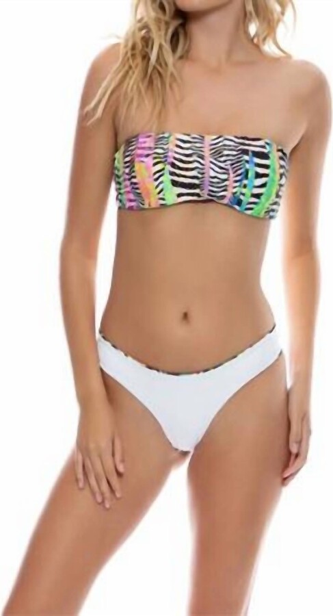 Luli Fama Hot Tropics Free Form Bandeau In Luli Disco