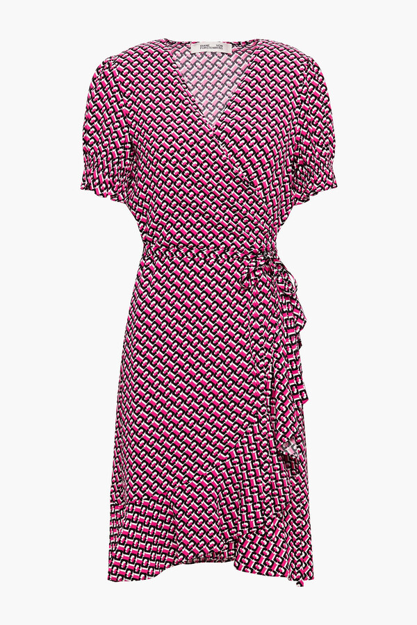 Dvf Mini Wrap Dress | Shop the world's largest collection of fashion 