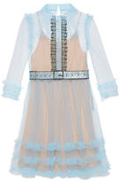 Thumbnail for your product : Gucci Tulle organdy embroidered dress