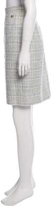 Chanel Metallic Tweed Skirt