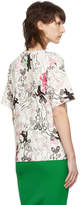Thumbnail for your product : Marni Dance Bunny White and Multicolor Bunny Printed T-Shirt