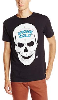 WWE Men's Legends Stone Cold Steve Austin 3 16 and Skull Licensed T-Shirt