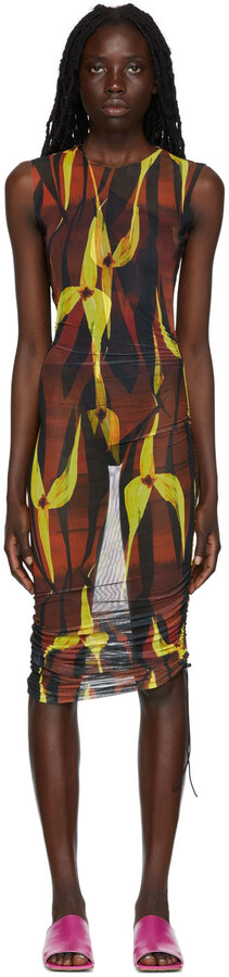 Louisa Ballou SSENSE Exclusive Multicolor Heatwave Midi Dress - ShopStyle