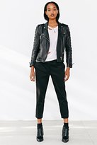 Thumbnail for your product : Urban Outfitters Capulet Laced-Sleeve Leather Moto Jacket