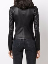 Thumbnail for your product : Drome Zipped-Up Leather Jacket