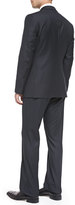 Thumbnail for your product : Giorgio Armani Taylor Pinstripe Suit, Charcoal/Black