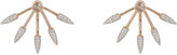 Thumbnail for your product : Pamela Love Fine Jewelry Diamond & Rose Gold Five Spike Earrings