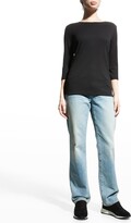 Thumbnail for your product : NZT NIC+ZOE 3/4-Sleeve Boat-Neck Tee
