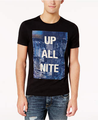 GUESS Men's Up all Night T-Shirt
