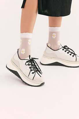 Free People Little Daisy Sheer Socks