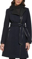 Thumbnail for your product : GUESS Women's Asymmetrical-Zipper Coat, Created for Macy's