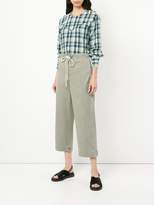 Thumbnail for your product : Bassike drawstring cropped trousers