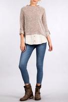 Thumbnail for your product : Blu Pepper Double Layer Sweater