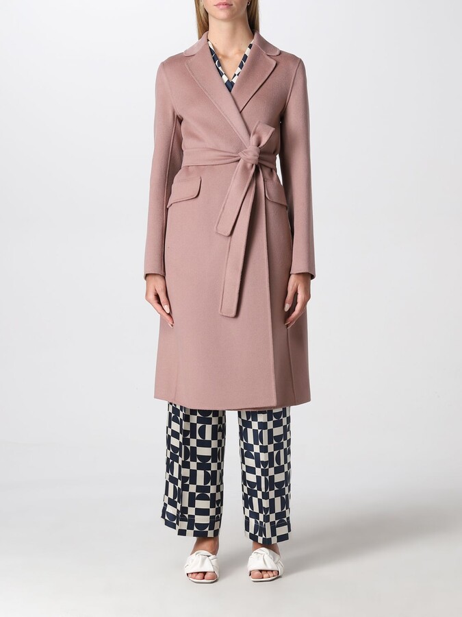 Max Mara Pink Women's Coats | ShopStyle