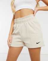 Thumbnail for your product : Nike fleece shorts in beige