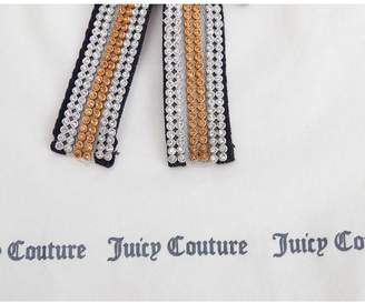 Juicy Couture Childrenswear Diamante Bow T-shirt Colour: VANILLA, Size