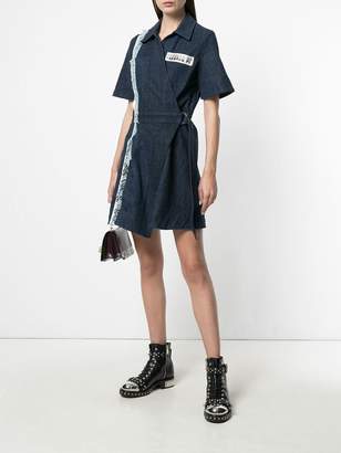 House of Holland taped denim dress