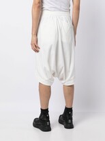 Thumbnail for your product : Julius Cropped Cotton-Jersey Trousers