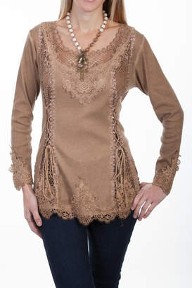 Scully Lace Front Blouse