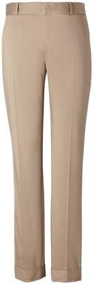 Banana Republic Petite Avery Straight-Fit Sateen Ankle Pant with Cuff