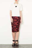 Thumbnail for your product : Topshop Baroque Print Tube Skirt