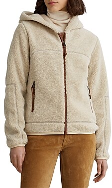Ralph Lauren Polo Sherpa Hooded Zip Jacket - ShopStyle