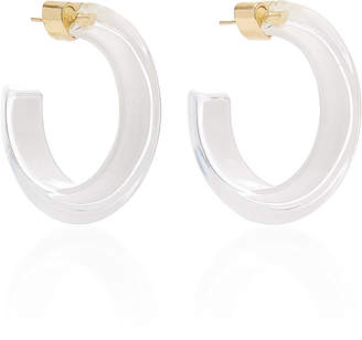 Alison Lou Small Jelly Lucite Hoop Earrings