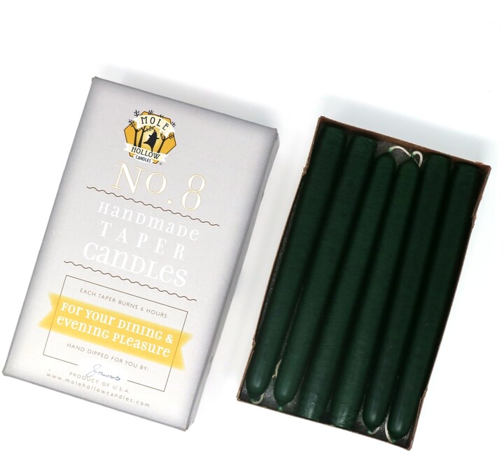 Mole Hollow Candles 8" Taper Candles, Set of 12 ShopStyle