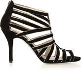 Thumbnail for your product : MICHAEL Michael Kors Tatiana suede and metallic leather sandals