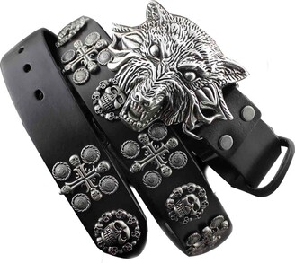 BQZB Belt buckle 40mm Solid Stainless Steel Belt Buckles Metal Cowboy Belt Head for Men Jeans Belt Leather Craft DIY belt buckle Accessories