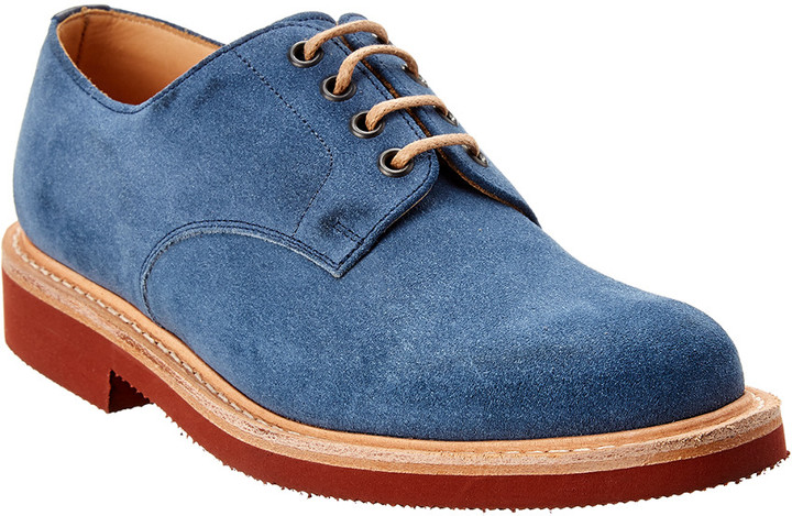blue suede oxfords mens
