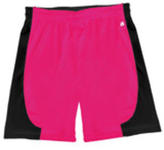 Thumbnail for your product : Badger B-Core Turn 2 Ladies Color Block 6 Athletic Shorts Hot Pink- Black Xl
