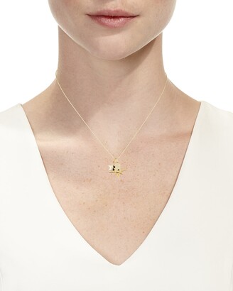 Sydney Evan 14k Enamel & Diamond Star Charm Necklace