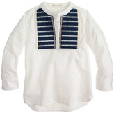 Thumbnail for your product : J.Crew Girls' embroidered bib tunic