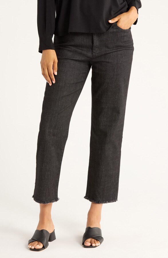 Ankle Straight Leg Jeans